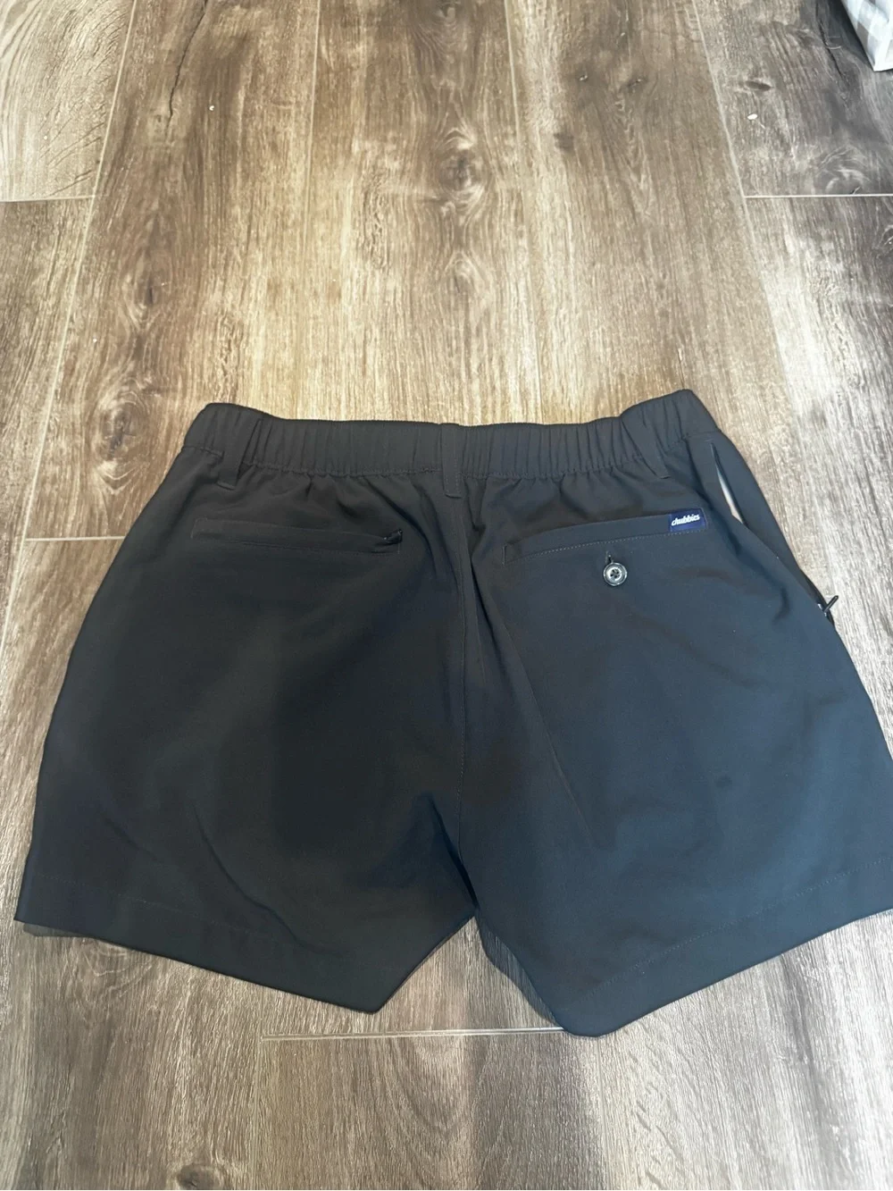 Chubbies Everywear 4” Performance Shorts Black Men’s Small Stretch, excellent